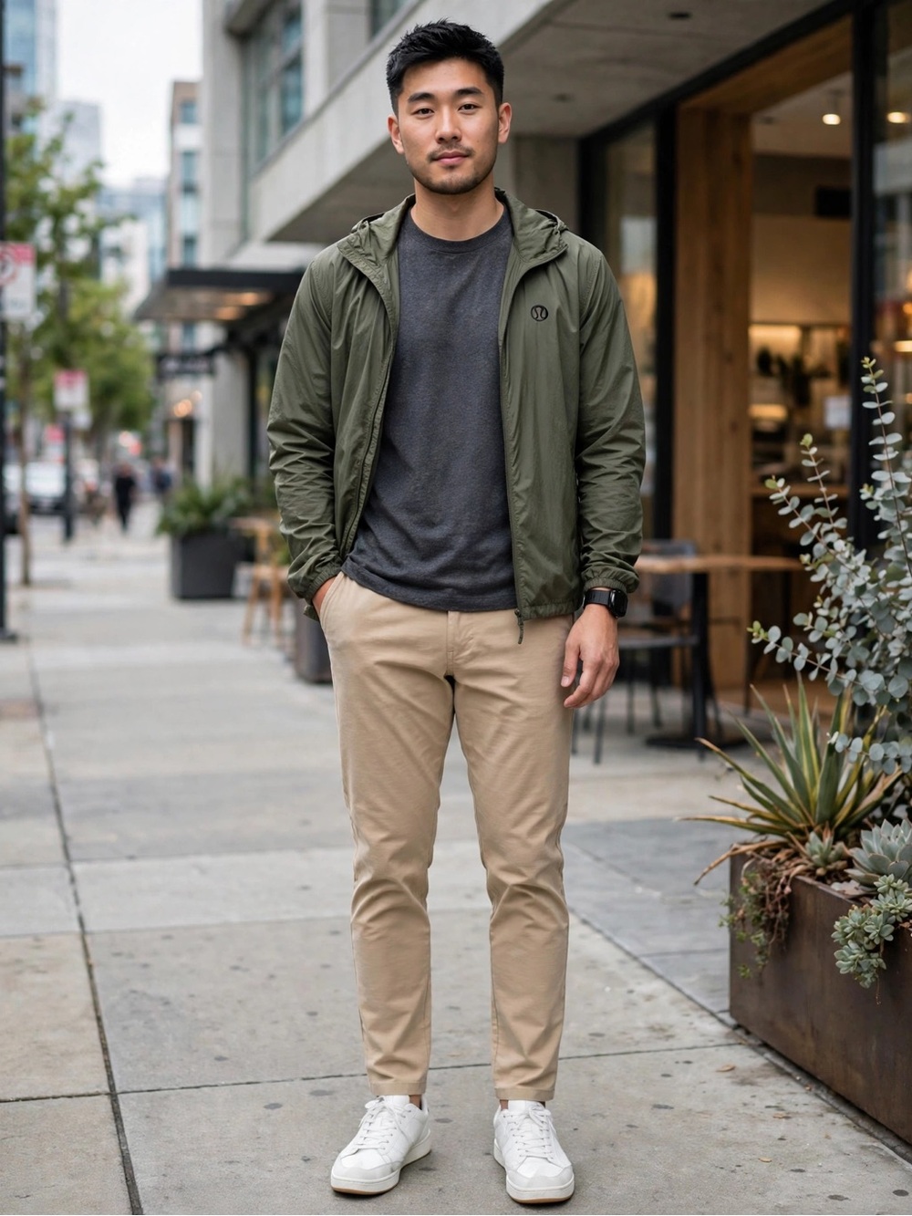 Lululemon ABC Pants Mens 40 Tan Khaki Slim Fit Stretch Chino Casual LM5ABNS